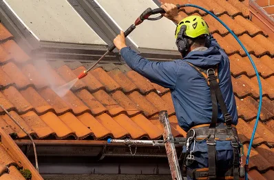 Démoussage et hydrofuge de toiture aux Martres-d'Artière